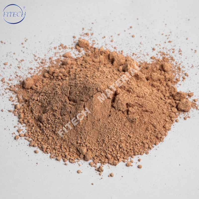 Brown cerium oxide polishing powder