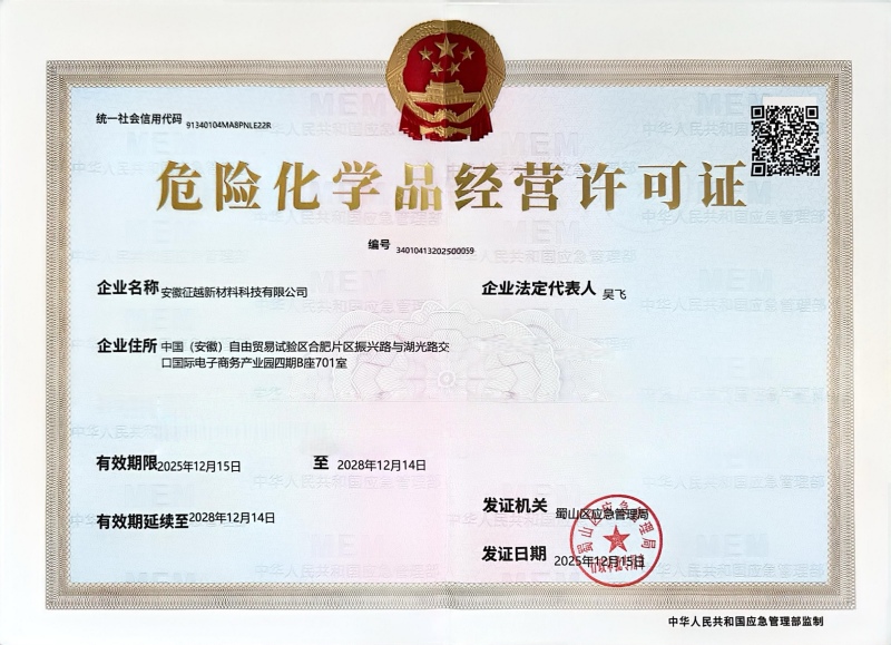 FITECH Secures Hazardous Materials Business License